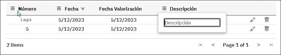 busqueda en asientos