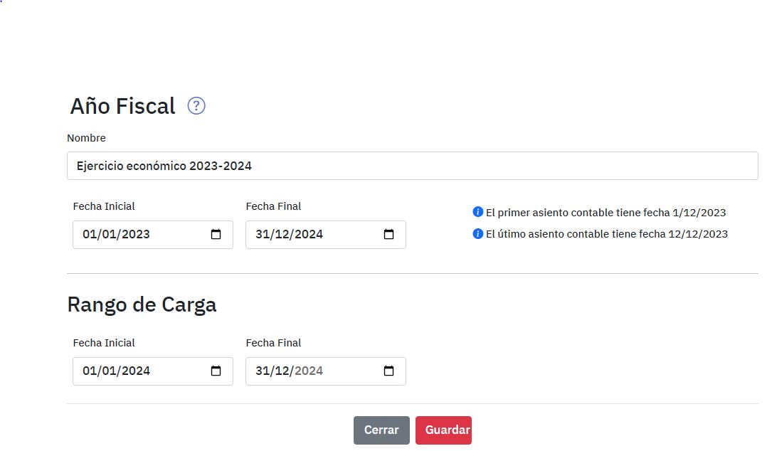 asientos registrados